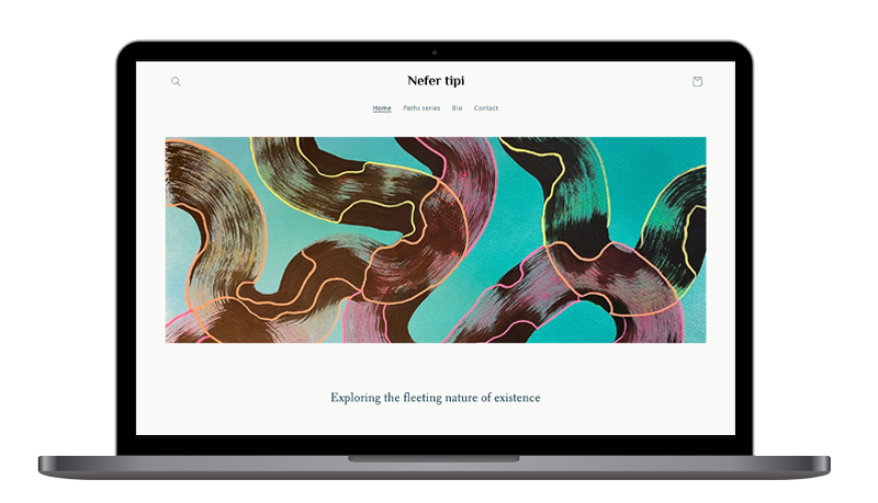 Nefer tipi artist website